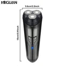 Electric Shaver, Rechargeable Mini Portable Shaver, Intelligent Floating Shaver, The Choice Of Gift For Men, Father's Day Gift Battery Capacity 500mAh - Black - View 4