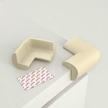 Safety Table Corner Protection Device, Table Corner Protector, Corner And Edge Protection, Transparent Table Corner Cover, Table Corner Protection Device, Table Corner And Sharp Corner Protection Device L-Shaped (Color Random)