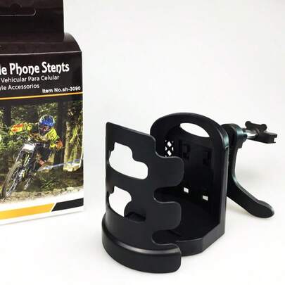 Portavasos para coche, soporte ajustable para salida de aire del coche, adecuado para tazas de café con aislamiento de bebidas, diámetro de taza de hasta 7,5 cm, plástico ABS