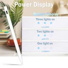 Lápiz con función stylus compatible con el Apple Pencil con indicadores de energía LED y rechazo de palma para iPad de 2022, 2021, 2020, 2019, 2018 - Regalo ideal para madre, familia, amigos, cumpleaños, fiestas y accesorios de bolígrafo
