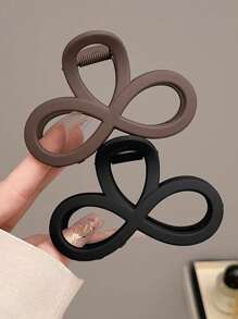 2pcs Women Fashion Elegant Casual Cute 3.3in/8.5cm Black/Coffee Bow Hair Clips, Suitable For Daily Commute, Vacation, Decoration, Makeup, Party, Holiday Gift, Hair Accessories Hair Claw