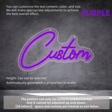 Insegna al neon a LED personalizzabile e dimmerabile - luce con nome personalizzata alimentata tramite USB e montata a parete, ideale per compleanni, matrimoni, feste e loghi aziendali - decorazione per casa ed eventi in un singolo colore vivace, insegne al neon per decorazione a parete, illuminazione per feste, design elegante in scrittura, illuminazione decorativa