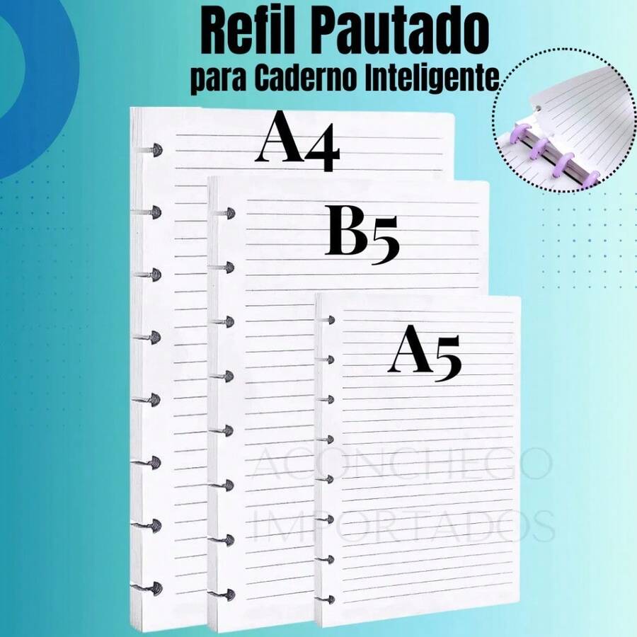 A4 Refill For Disc 11 Smart Notebook Lined Sheet 80 Sheets Disc ...