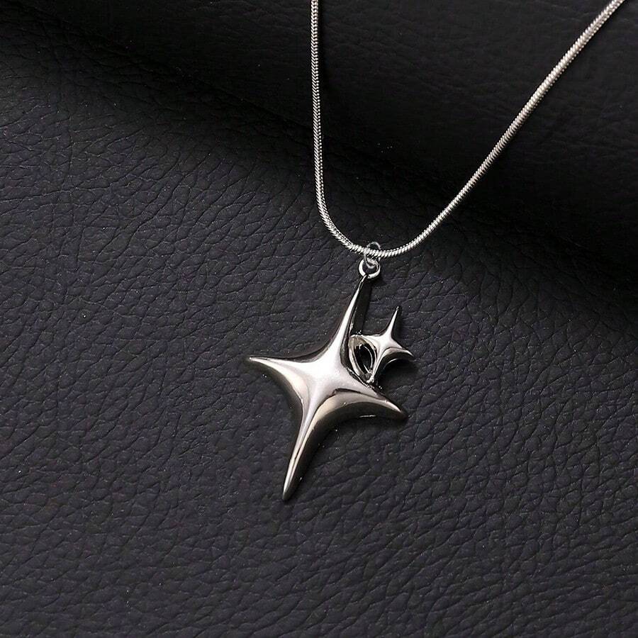 1pc Fashionable Minimalist Snake Bone Necklace, Suitable For Women To Wear Everyday