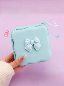 便携式零钱包、耳机包、耳机便携包、USB 数据线收纳盒、收纳袋、钥匙包、数据线充电器、收纳袋、无线耳机和耳机盒、适用于大学宿舍的旅行收纳袋、化妆包、度假、圣诞礼物、圣诞装饰品、秋季礼物圣诞节节日送礼、波西米亚风