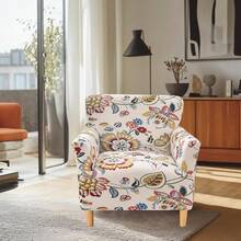 Local Delivery - Banquet Armchair Slipcover Printed Chair Covers With Arms Stretch Club Chair Slipcover Soft Armchair Sofa Covers Anti-Slip Furniture Protector For Dogs Pets Home Living Room Decor, 14 - 39 - 查看 5