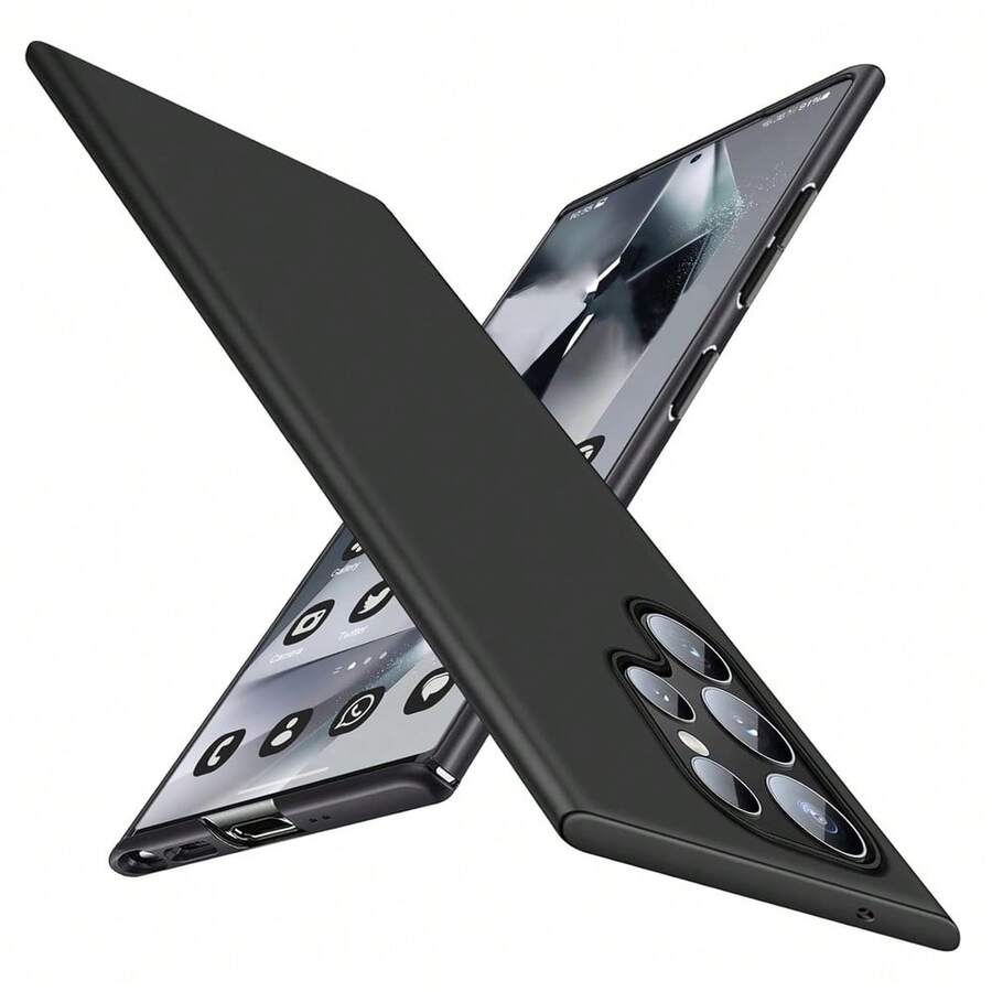 适用于三星 Galaxy A17、A16、A26、A36、A56、A15、A55、A35、A14、A54、S21、S22、S23、S24、S25 Ultra Plus、S21、S23、S24 FE、S25FE 的超薄硬质磨砂手机壳；兼容苹果 17 Pro、17 Pro Max、17 Air 和 17 英寸机型