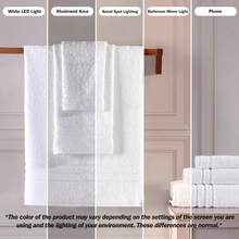 White Bath Towels 4 Pack 27 X 54 Inches 100% Turkish Cotton Soft Lightweight And Highly Absorbent Quick Drying Towels, Premium Quality Perfect For Daily Use - 白色 - 查看 6