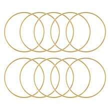 5/10/20pcs 75mm 80mm Handmade Personalized Wedding Gifts, Preferences, Gold Circle Decorative Accessories For Shower Gifts