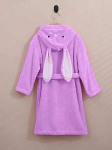 1 buah Jubah Mandi Anak-Anak Usia 5 Tahun Ke Atas, Cepat Kering, Berkerudung, Lembut, Menyerap Air, Handuk Mandi, Hadiah untuk Anak-Anak, Dekorasi Kamar Mandi - MultiWarna - View 18
