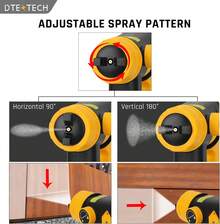 Paint Sprayer For Dewalt 20V MAX Battery, HVLP Spray Paint Gun With Brushless Motor And Copper Nozzle, 200W Cordless Paint Sprayer For Home Interior And Exterior, House Painting(Battery Not Included) - Multicolor - View 5