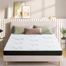 5 Inch 6 Inch Summer Waterproof Fresh Breathable Airflow Soft Mattress Memory Gel Foam Bamboo Cooled Mattress - White - View 2
