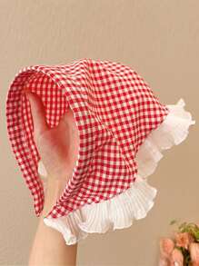 1pc Summer Floral Headband/Headscarf, Lightweight, Vintage, Lace Triangle Scarf For Women, French Style Bandanas Head Bandana Hair Scarf