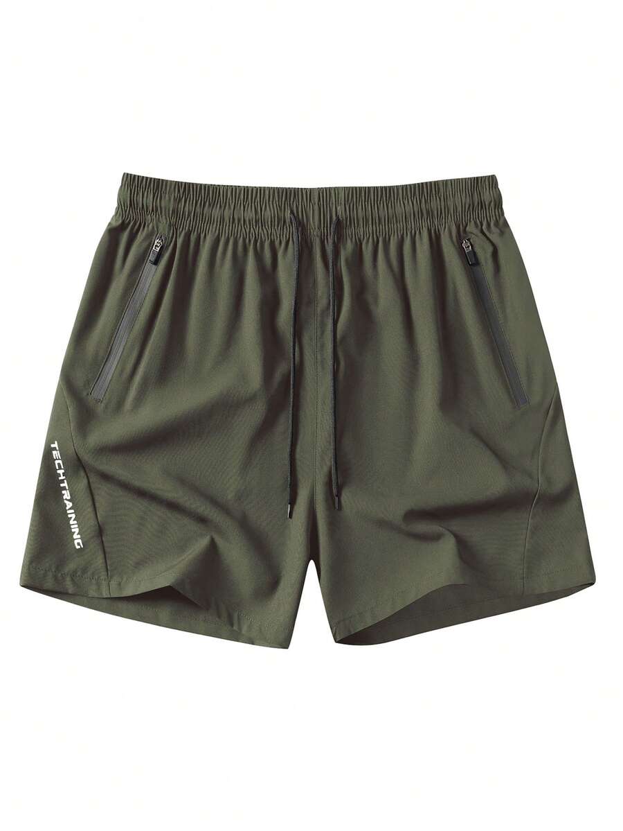 Shorts deportivos de exterior para hombres, shorts de entrenamiento de longitud hasta la rodilla