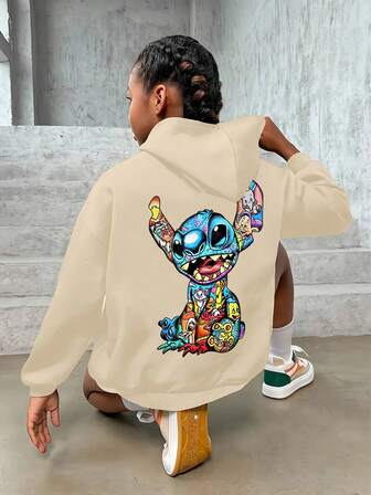 Alien Koala, sweat-shirt à capuche uni pour fille, haut en coton pour femme, style streetwear et universitaire, vêtements de sport d'extérieur pour le printemps et l'été
