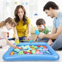 Magnetic Fishing Game For Kids 3-5 With Toddler Fishing Poles, Magnetic Poles Game Are Designed For Little Hands, Bath Toys For Kids Ages 4-8