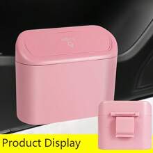 1 Stück Auto Mülleimer Behälter, Optionen: Mini auslaufsicherer Mülleimer mit Deckel, Druck-Mülleimer, Kipp-Deckel Mülleimer, Aufbewahrungsbox fürs Auto, Mini Auto Mülleimer, Multifunktions Mülleimer, Kfz-Zubehör, geeignet für Auto, Büro, Küche, Schlafzimmer, Zuhause, Geschenk für Frauen Aufbewahrungsorganizer Reiseaccessoires Schulanfang Studentenwohnheim Aufbewahrung