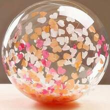 500pcs Romantic Pink Heart Shaped Flower Petals, Suitable For Valentine's Day, Wedding, Anniversary, Birthday, Graduation Ceremony And Bridal Party - Multicolor - View 11