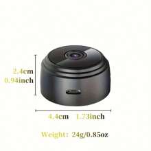 [2 piezas Cámara WiFi Mini HD] 2 piezas/3 piezas/4 piezas Cámara Mini HD, Cámara de seguridad WiFi 1080P con visión nocturna, batería recargable, fácil instalación, control de aplicación, detección de movimiento, cámara de vigilancia para niños pequeños, mascotas, oficina, visualización remota con aplicación móvil iOS/Android
