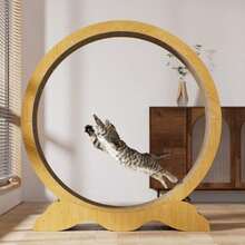 Cat Tunnels - Wood color - HDF - View 3
