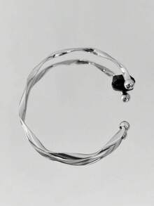 1件扭纹设计手镯，休闲时尚百搭配饰 - 彩色 - 查看 6