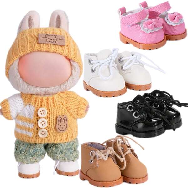 1 Pc Doll Accessories Shoes 6.69 Inches Plush Doll For Clothes Accessories 17cm Cute Doll Fashion Accessories (Not Include Doll)