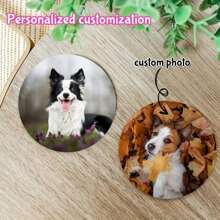 2pcs/1pc Customizable Acrylic Photo Coasters, Personalized Picture Coasters, 3.94x3.94 Inches, Waterproof And Scratch-Resistant, Unique Desktop Decoration, Suitable For Housewarming Gifts, Birthday Gifts, Various Holiday Gifts