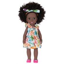 14 英寸/35 厘米重生娃娃，包括 3D 印花衣服、头带、鞋子，栩栩如生，灵活的四肢，适合儿童角色扮演玩具、玩偶玩具、生日和节日礼物（含玩偶） - 彩色 - 查看 14