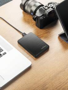 UnionSine 2.5 Inch Portable External Hard Drive 250/320/500GB, USB Micro B-A, Plug And Play For Daily Backup, Compatible With PS4/5 And Gaming Consoles, Simple Black Design - Black - View 5