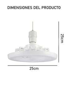 1 Piece 2 In 1 LED Fan Lamp With Remote Control, Fan Lamp For Room, Living Room, Dining Room, Bedroom - 白色 - 查看 10