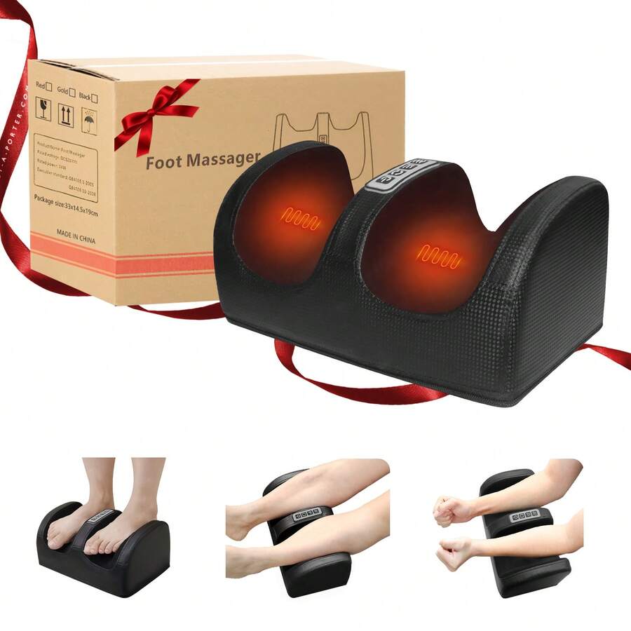 Foot Massager Electric Rotation Ergonomic Design Calf Footmassage Relax The Muscles Of The Whole Body Ideal Holidaygift For Parents And Elders