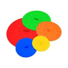 5 pièces Couvercles en silicone pour micro-ondes, couvercles hermétiques en silicone réutilisables, résistants à la chaleur pour micro-ondes, couvercles anti-poussière et anti-éclaboussures pour bols, assiettes, casseroles et poêles. Couvercles anti-éclaboussures, utilisables au micro-ondes, sur la cuisinière, au réfrigérateur et au congélateur