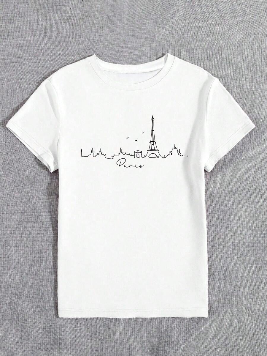 Camisetas estampadas de cuello redondo para verano (los pantalones son solo sugerencias de estilo) son holgadas y no realzan la figura, y el tejido es delgado y no abulta. Confeccionado con telas suaves, transpirables y amigables con la piel, ofrece comodidad en la parte superior del cuerpo y evita la sensación de sudoración, con un diseño de estampado clásico y sencillo, adecuado para el uso diario, ir de compras y para el tiempo libre, con los mismos modelos básicos y versátiles para hombres y mujeres, muy adecuado para ocasiones como el Día del Trabajo y el Día de la Independencia de México, y fácil de usar durante todo el año. - Blanco - Ver 1