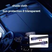 Automatic Retractable Car Sunshade Automatic Retractable Sun Shade for Car 2024 New Retractable Car Sun Shade Car Retractable Sun Shade Sun Visor for Car Windshield SUV - Un color - Ver 4