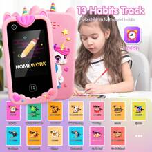 Giocattolo per bambini con telefono da 2,8 pollici, con doppia fotocamera e registrazione video HD, giochi educativi divertenti + lettore musicale, regalo perfetto per Natale e compleanno (include scheda di memoria da 8GB)