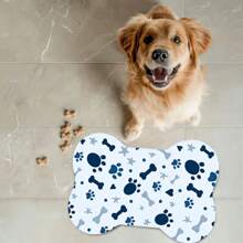 1 pezzo di tappetino per dare da mangiare agli animali domestici, tappetino assorbente per cibo per gatti e cani, tappetino per animali domestici impermeabile, anti-perdite, senza macchie e facile da pulire, adatto per bevitori sporchi e disordinati, accessori per animali domestici e forniture per animali domestici