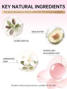 CATKIN丰唇精华唇彩，保湿润色，打造丰盈双唇，不粘腻，呈现玻璃般光泽，持久保湿，C06蜜桃玉色 - C06 Peach Jade - 查看 8