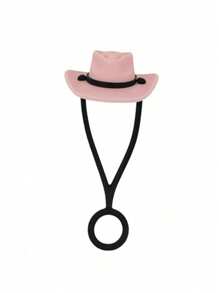 Set de 1/2/4/8 tapas de pajita de silicona con diseño creativo de sombrero - Compatible con Cup 30 40 Oz, accesorios divertidos de tapa de pajita para tumbona, para regalo de hombre y mujer, tapa de pajita reutilizable, funda de sombrero de vaquero de silicona para pajita, tapas decorativas para pajita, para fiestas, reuniones con amigos, tapas antipolvo para pajita de Cup, suministros para fiestas, accesorio de decoración de tazas