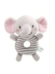 Christmas Decoration New Baby Rattle Toys Cartoon Animals Plush Infant Hand Ring Bed Toys For Newborn 0-24 Months Toddler Early Educational Toy