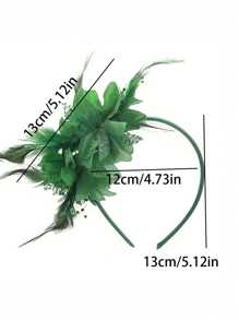1 pièce Fascinators chapeaux pour femmes chapeau de thé Kentucky Fascinators serre-tête chapeaux de course Derby chapeaux de mariage fleur plumes pince à cheveux