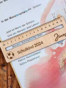 Custom Kid's Ruler, Personalized With Name, Wood Ruler,Unique Teachers Gift School Gifts Business Rulers,School Supplies,Back To School