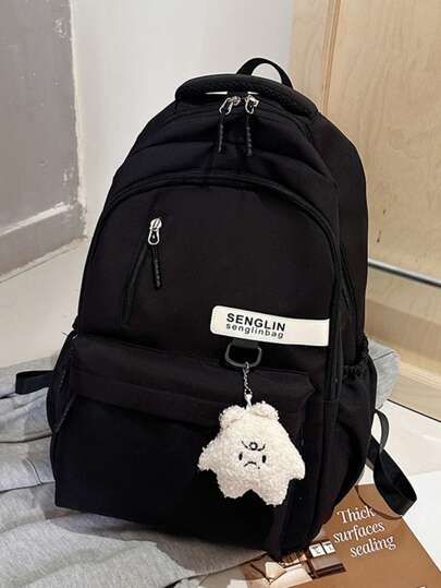 School Travel Laptop Backpack Light Bag Cute And Durable Leisure Bag For Boys And Girls University Backpack Large-Capacity Portable Backpack Suitable For Outdoor, Travel, Hiking, School Bags Without Pendants.