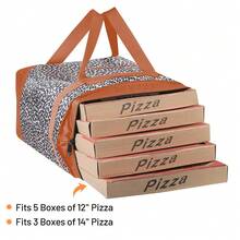 Insulated Reusable Tote Bag For Grocery Shopping For Women/Men, Pizza/Food Delivery Bag To Keep Food Cold/Hot For  Eats/Doordash/Grubub, Cooler Bags For Travel/Beach/Picnic, Cow Print - Multicolor - View 9
