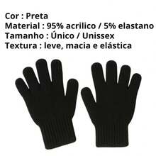 Men Hats & Gloves - Negro - Ver 2