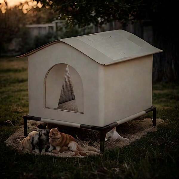 Warm Love Stray Cat Nest Winter Waterproof Rain And Cold Resistant Large Space Closed Tent Universal For All Seasons