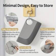 1pc Car Interior Hair Cleaning Brush, Portable Pet Hair Remover Tool, Reusable Pet Hair Removal Brush For Clothes, Seat Covers, And Upholstery Easy Clean Lint Roller