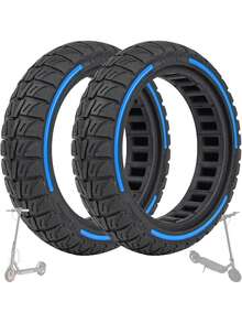 GLDYTIMES 8.5 Inch Off-Road Solid Rubber Tire Replacement For Gotrax GXL V2/XR/APEX XL Hiboy S2/S2R M365/Pro Electric Scooter 8.5 Inch Solid Tire Replacement (Black 2Pcs) - Multicolor - View 10