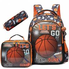 Boys Backpack Set For School For Boys,3-In-1 Backpacks For Boys With Lunch Box Bag And Pencil Case, Cute Bookbag Gift For Birthday Christmas Back To School Ages 6-12 - Multicolor School Bag Set - View 13