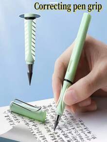 12 Pack Inkless Eternal Pencils With Eraser, Premium Colored Pencils With 24 Pcs Replaceable Nibs, Technology Magic Writing Pencil For School Office Professional Use, Best Gift For Writing - Multicolor - View 7