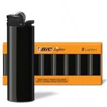 BIC Maxi Pocket Lighter Special Edition Series Black 8 Count Pack Of Lighters-Local Delivery - 黑色 - 查看 1